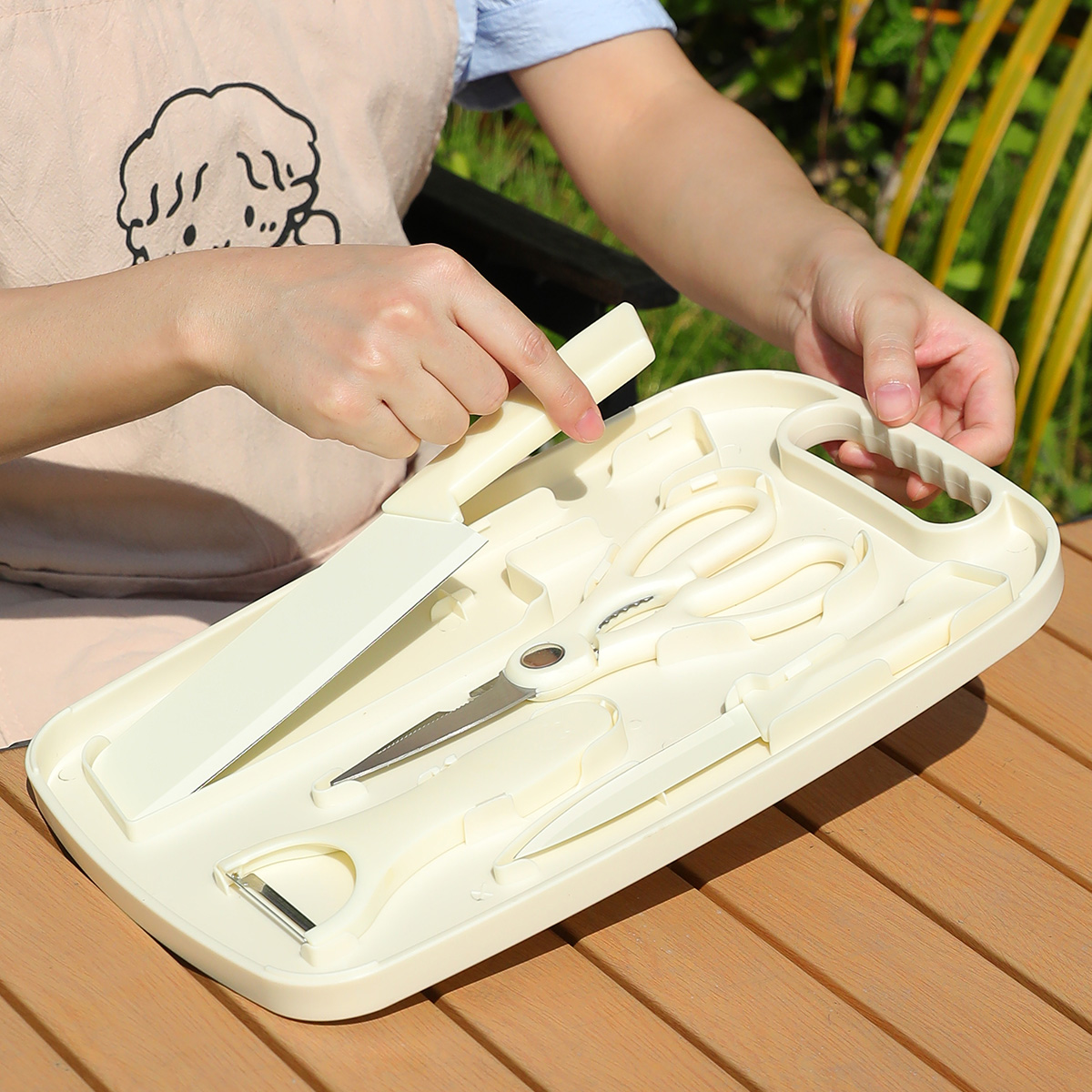 휴대용 야외 피크닉 세트 칼 식기 캠 온더고 보관 가방 - Camping Cooking Cup 리뷰 및 가격