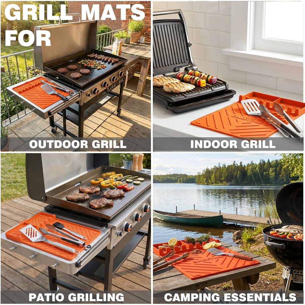 실리콘 그릴 매트 또는 그리들 액세서리, 요리, 주방, - Camping Cooking Griddle 리뷰 및 가격