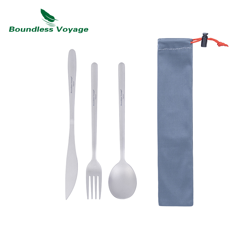 Boundless Voyage 티타늄 디너 세트, 캠핑 - Camping Cooking And Cutlery Set 리뷰 및 가격