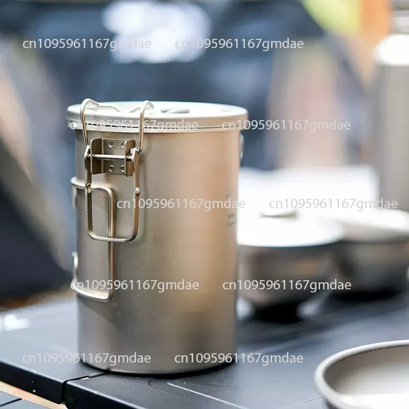 새로운 휴대용 순수 티타늄 밥솥, 캠핑 피크닉 조리용  - Camping Cooking Rice 리뷰 및 가격