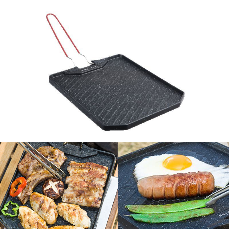 야외 캠핑 바베큐 팬 가정용 붙지 않는 프라이팬 카세트 - Camping Cooking Heater 리뷰 및 가격
