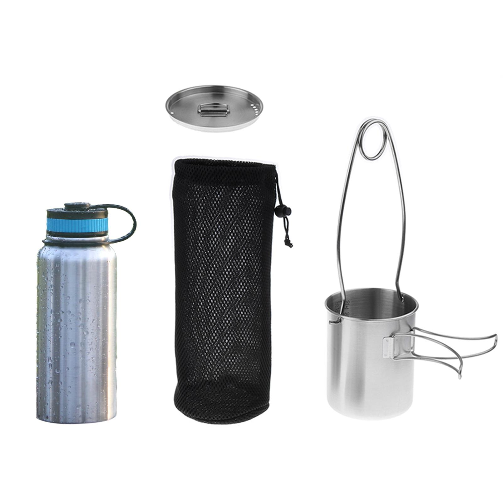 초경량 백패킹 주전자 스테인레스 스틸 조리 세트 하이킹 - Camping Cooking Cup 리뷰 및 가격