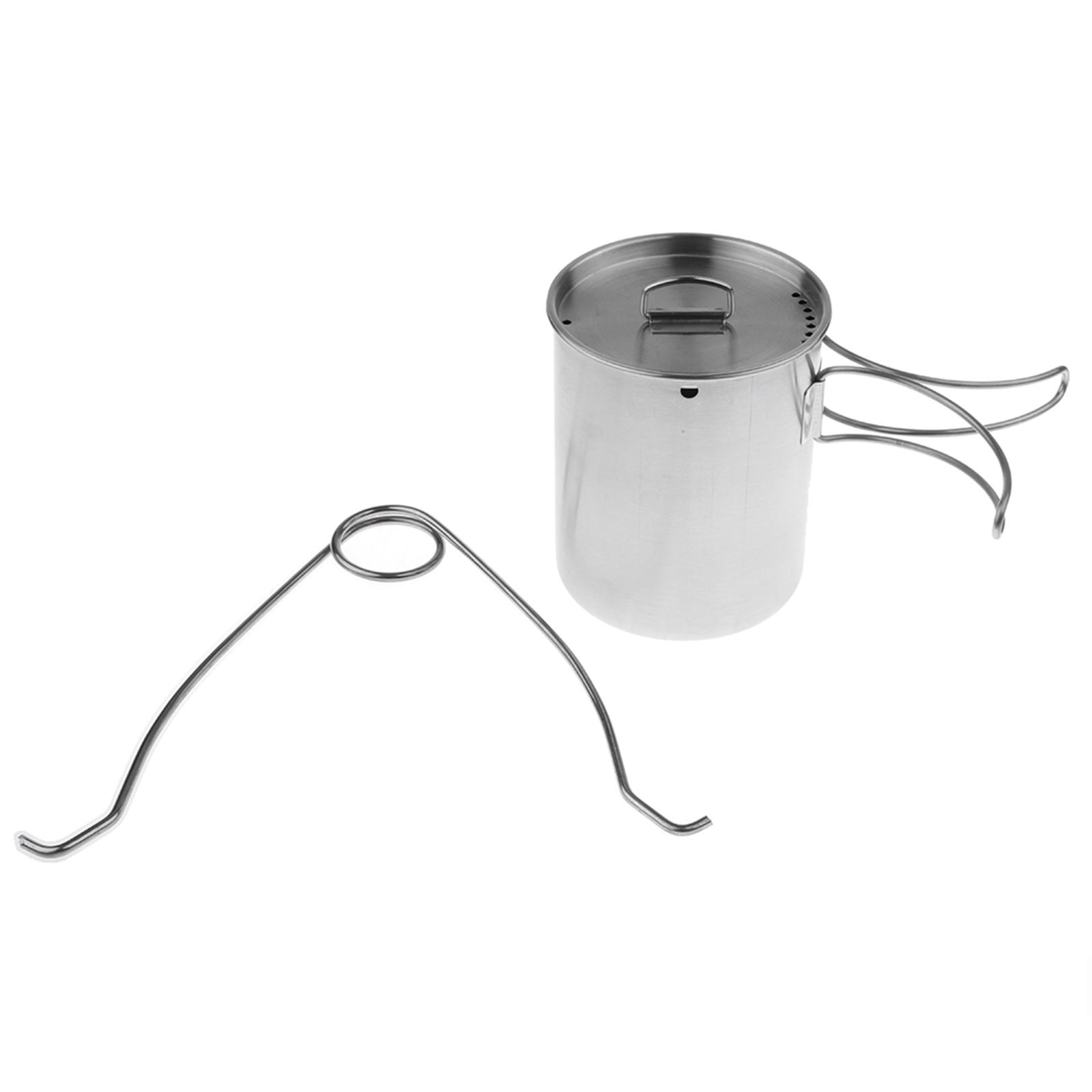 초경량 백패킹 주전자 스테인레스 스틸 조리 세트 하이킹 - Camping Cooking Cup 리뷰 및 가격