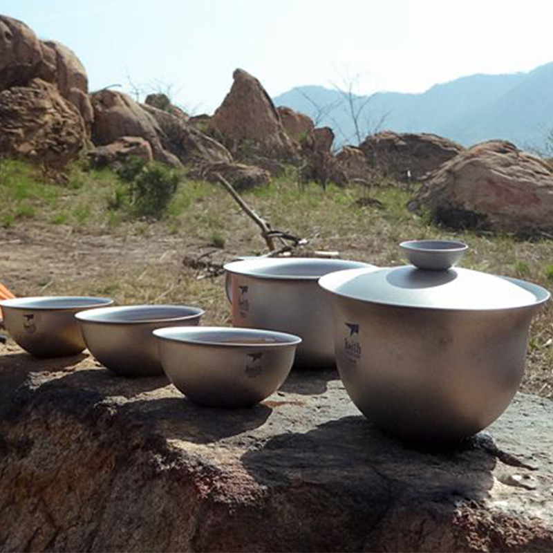 Keith 티타늄 쿵푸 차 세트, 휴대용 야외 캠핑 식 - Camping Outdoor Cooking Set 리뷰 및 가격