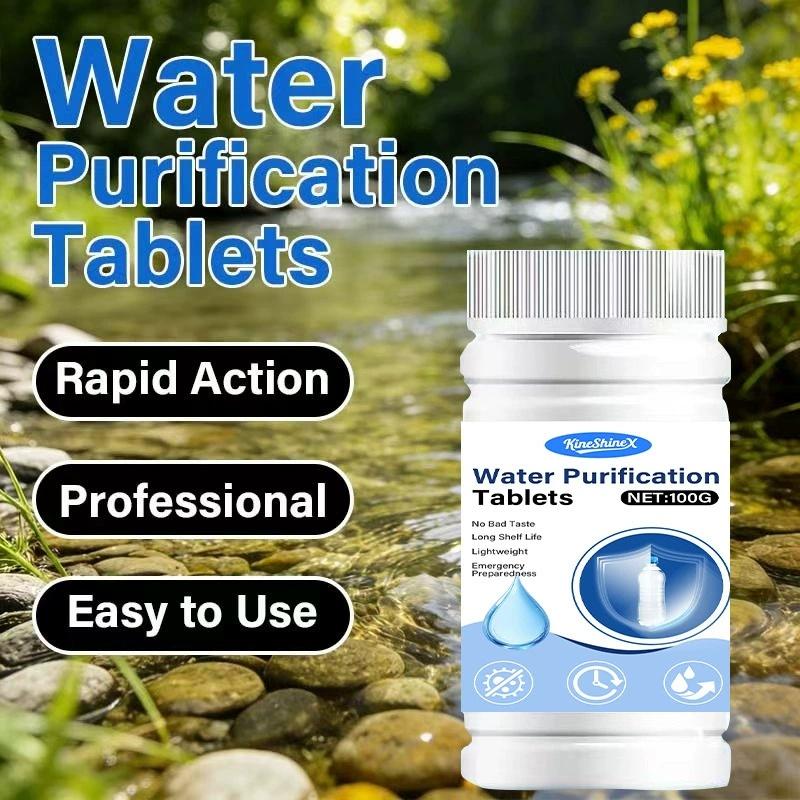 휴대용 정수 정화제 1병 빠른 용해 식수 정수기 (캠핑 - Water Purification Tablet 리뷰 및 가격