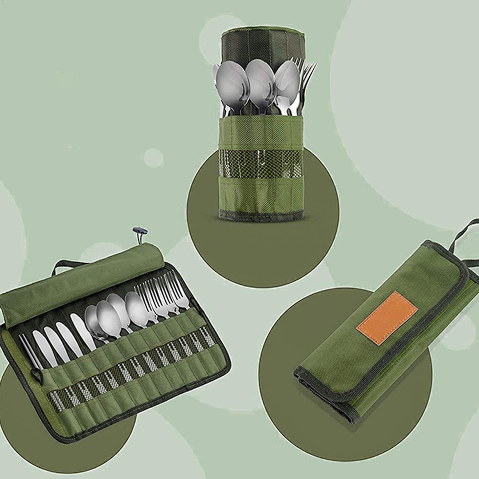 캠핑 식기류 롤백 주방 조리기구 세트 여행용 정리함 다 - Camping Cooking Utensil Roll 리뷰 및 가격