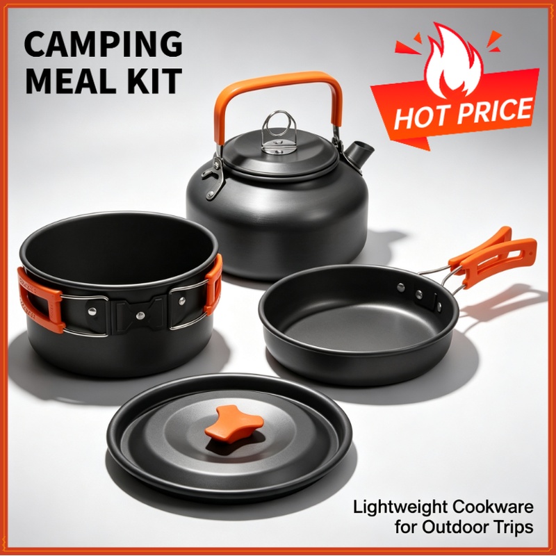 캠핑 요리 세트 캠핑 조리기구 여행용 식기 야외 피크닉 - Camping Cooking Gear Set 리뷰 및 가격