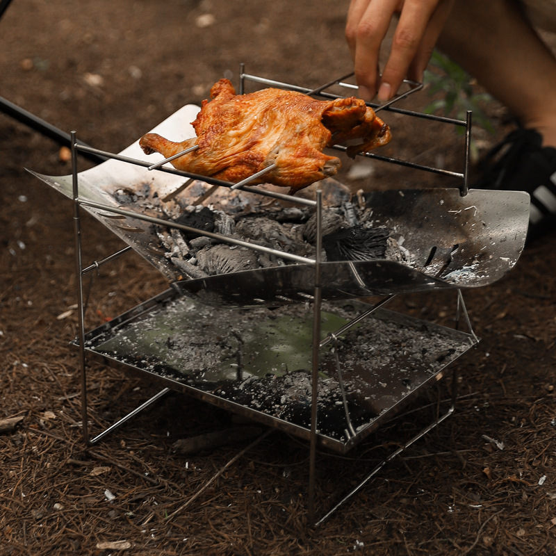 목재 굽기 캠핑 스토브 휴대용 접이식 야외 요리 스토브 - Camping Cooking Fire Pit 리뷰 및 가격