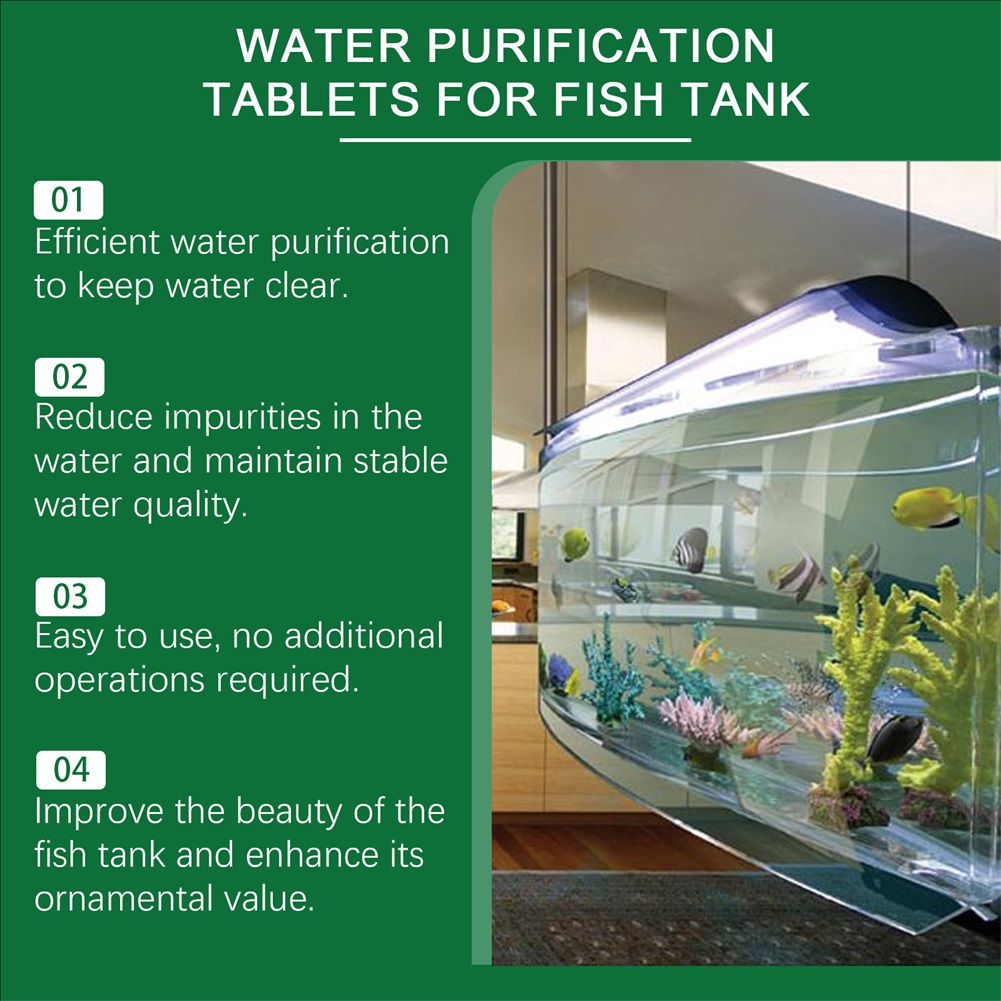 35정 정수정, 빠른 수족관 물 여과제, 어류 용품,  - Water Purification Tablet 리뷰 및 가격