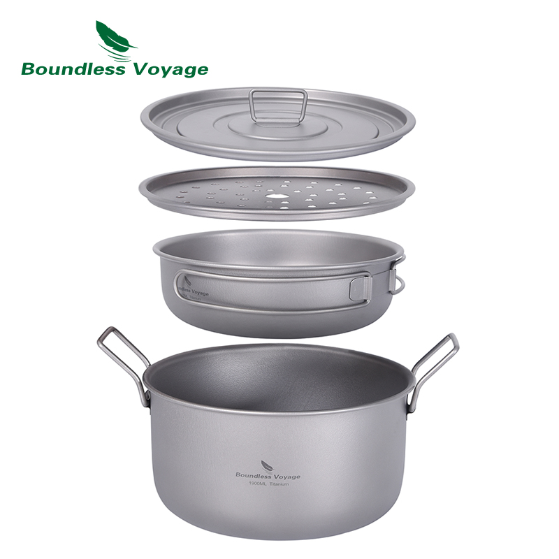 무한 항해 캠핑 요리 냄비 다기능 티타늄 기선 수프 냄 - Camping Cooking Books 리뷰 및 가격